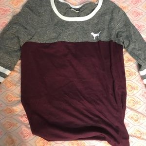 Pink long sleeve tee